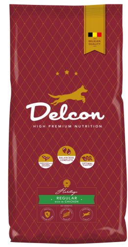 Delcon Regular Chicken 3 kg-Prémium kutyatáp felnőtt kutyáknak-csirke