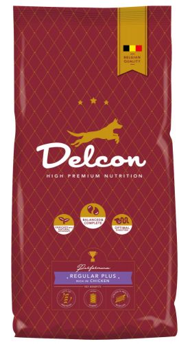 Delcon Regular Plus Chicken 3 kg - Prémium felnőtt kutyatáp - csirke