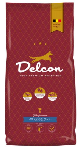 Delcon Regular Plus Fish 3 kg-Hypoallergén-Prémium felnőtt kutyatáp