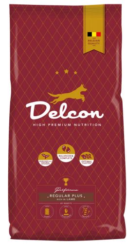 Delcon Regular Plus Lamb 3 kg - Prémium felnőtt kutyatáp - bárány