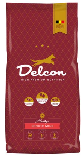 Delcon Senior Mini 1,5 kg - Prémium kutyatáp kistestű idős kutyáknak