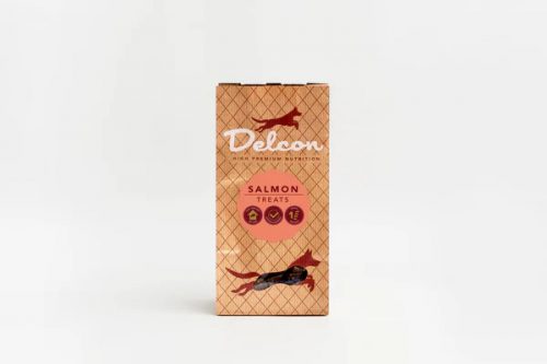 Delcon Salmon Treats Hypoallergén jutalomfalatok kutyáknak-Lazac 150 g