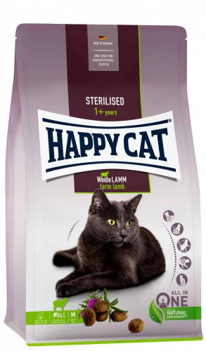 Happy cat adult sterilised bárnyos száraztáp 10kg