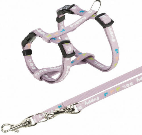 Trixie Junior Puppy H-Harness with Leash - hám és póráz szett