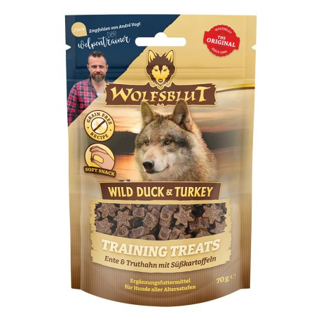 Wolfsblut wild kacsa-pulya training snack