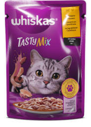 Whiskas TastyMix Nedves eledel bárány-pulyka szószban macskáknak 85g