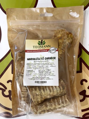 Teomann szárított Marhalégcső darabok - jutalomfalat kutyáknak - 125 g