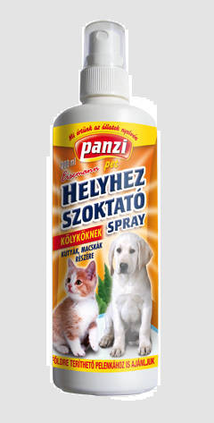 Panzi Helyhez szoktató permet kölyök kutyáknak-macskáknak  200ml